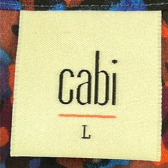 CAbi Bonus Multicolor Blouse only #3428 Size Large - Picture 4 of 5